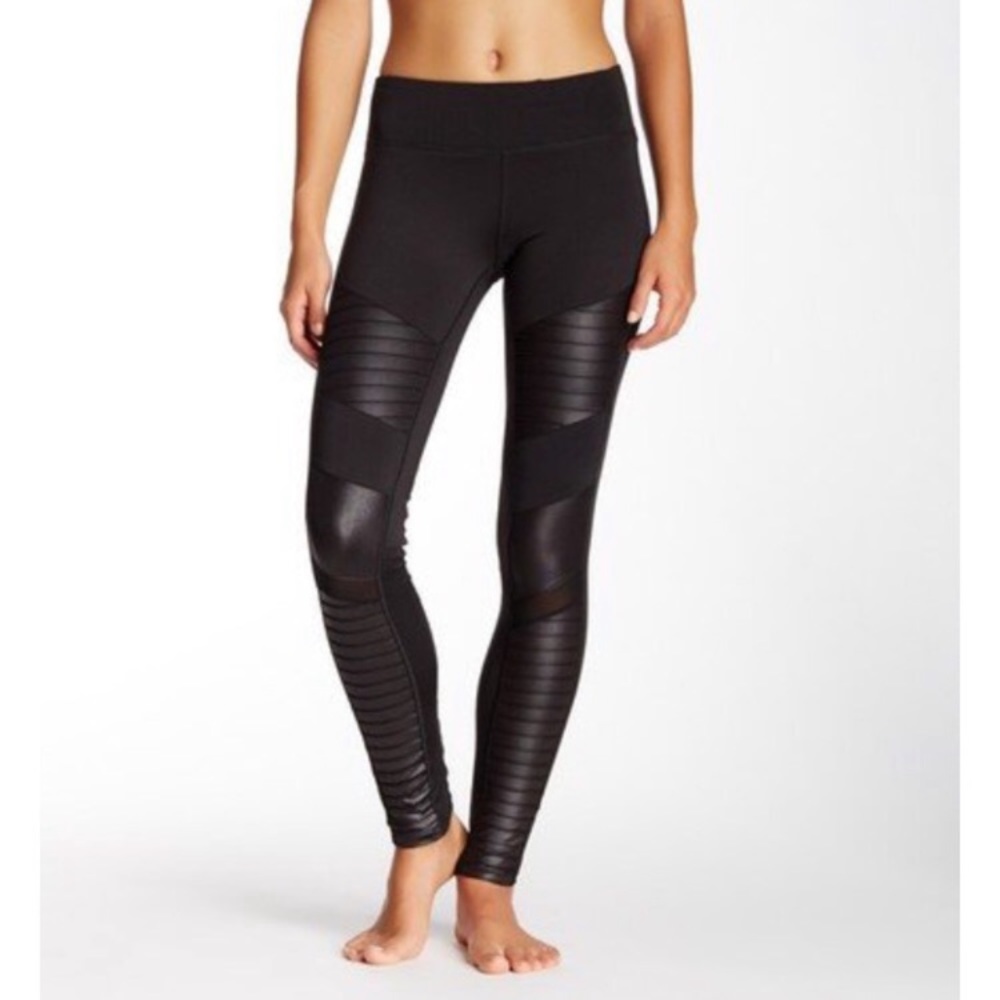 2 pairs Moto Leggings in Navy & Black